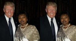 Ambasaderi Mathilde Mukantabana uhagarariye u Rwanda muri Amerika yahuye na Donald Trump