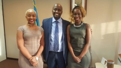 CHARLY na NINA basuye Ambasade y'u Rwanda mu Bubiligi banabonana na Ambasaderi Olivier Nduhungirehe