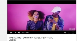 Amashusho y’indirimbo ‘Wabaga he’ ya Emmy na Princess Priscillah yamaze kugera hanze–VIDEO
