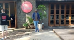 Bruce Melody yageze muri Kenya ku butumire bwa Coke Studio, akazi katangiye –AMAFOTO