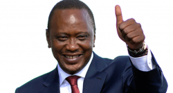 Perezida wa Kenya, Uhuru Kenyatta yashimiye Paul Kagame ko yatsinze amatora ya Perezida