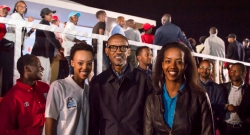 Akanyamuneza ni kose ku bahanzi na ba Nyampinga b'u Rwanda bahuye na Perezida Kagame-AMAFOTO