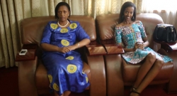 Miss Iradukunda Elsa yasuye Vice Presidente wa Sena y’u Rwanda 