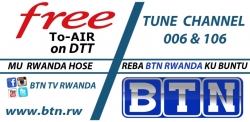 Ubu aho uri hose mu Rwanda wareba BTN TV ku buntu