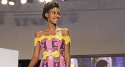 Fiona Muthoni wari uhagarariye u Rwanda muri Miss Africa 2017 yabaye igisonga cya mbere