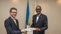William Gelling wari Ambasaderi w’u Bwongereza mu Rwanda yasezeye Perezida Kagame atangaza ibyamushimishije cyane
