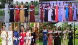 MU MAFOTO:Ihere ijisho abakobwa 28 bahagarariye intara 4 bategereje abazahagararira Kigali muri Miss Rwanda 2018