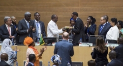Perezida Paul Kagame yatangiye kuyobora Umuryango wa Afurika Yunze Ubumwe (AU)-AMAFOTO&VIDEO