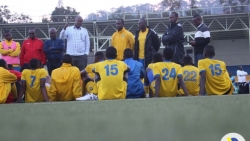 Amavubi U-20 yaganiriye na Perezida wa FERWAFA nyuma yo gutsinda AS Kigali FC-AMAFOTO