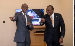 Perezida Kagame yahuriye na Kenyatta mu nama y’ibihugu 7 bikize kurusha ibindi ku isi (G7)