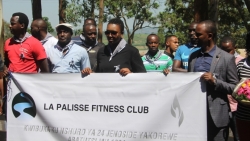Kwibuka 24: La Palisse Fitness Club baremeye imiryango bayiha inka banasura urwibutso rwa Ntarama ubwo habaga 20 Km de Bugesera