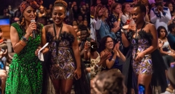 U Busuwisi: Umunyarwandakazi ukora akanacuruza imyambaro ya Kinyarwanda yitabiriye ‘Africa Fashion Festival’-AMAFOTO