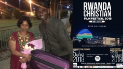 Umuhindekazi Reginald Caroline w'impuguke mu bya Cinema yageze i Kigali aho yitabiriye Rwanda Christian Film Festival