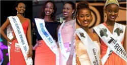 Abakobwa begukanye amakamba ya Miss Heritage muri Miss Rwanda bambariye gushyigikira Rwanda Culturel Fashion Show