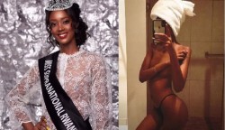 Munyaneza Djazira watoranyijwe nk'uzitabira Miss Supranational 2018 yashyize hanze amafoto yambaye ubusa-AMAFOTO