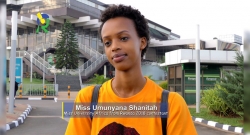 Miss Umunyana Shanitah yerekeje muri Nigeria yizeza abanyarwanda kwegukana ikamba rya Miss University Africa-VIDEO
