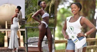 MISS AFRICA: Irebe Natacha Ursule uhagarariye u Rwanda yifotoje yambaye Bikini-AMAFOTO