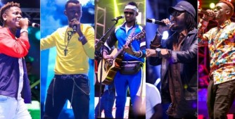 VIDEO: Uko Meddy, Bruce Melody, Social Mula, Buravan na Riderman baririmbye mu gitaramo East African Party