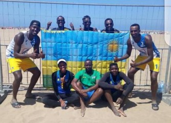 Beach Volleyball:  Amakipe y’u Rwanda yageze muri ¼ muri  All Africa Games 2019-AMAFOTO