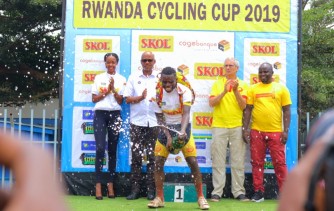 CYCLING: Mugisha Moise, Muhoza na Mukundente batsinze mu gace ka Rwamagana muri Rwanda Cycling Cup-AMAFOTO