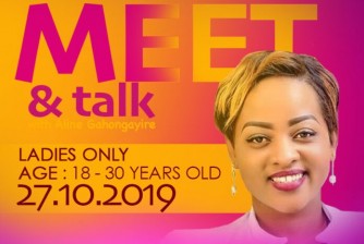 Gahongayire agiye guhura no kuganira n'abakobwa mu gikorwa yise 'Meet & Talk with Aline Gahongayire' kizabera ahagizwe ibanga
