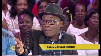 Michel Gohou ategerejewe i Kigali mu iserukiramuco rihuje abakomeye mu mwuga wo gusetsa