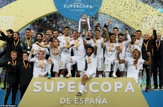 Bigoranye Real Madrid yegukanye igikombe cya 11 cya Supercopa de España kuri penaliti-AMAFOTO