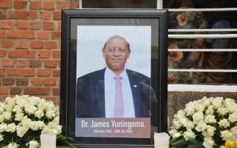 Dr Vuningoma James wayoboraga Inteko y'Ururimi n'Umuco yashyinguwe-AMAFOTO