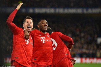 UEFA Champions League: Bayern Munich yanyagiye Chelsea iyisanze mu rugo, Napoli igwa miswi na FC Barcelone – AMAFOTO
