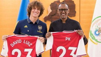 Perezida Kagame yifatanyije n’abakunzi ba Arsenal FC kwishimira igikombe cya FA Cup iyi kipe yegukanye