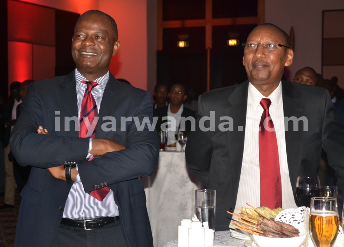 Paluku Marcellin na John Rwangombwa, Guverineri wa Banki Nkuru y'u Rwanda
