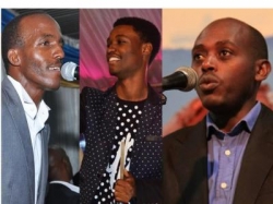 Simon Kabera, Alexis Dusabe na Serge Iyamuremye barataramira muri Kaminuza y'u Rwanda i Huye
