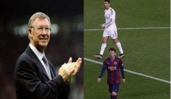 Uwahoze atoza Man United, Sir Alex Ferguson yavuze umukinnyi abona urusha undi hagati ya Cristiano na Messi ndetse atanga n’impamvu