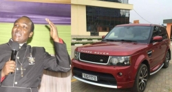 Bishop Rugagi yaguze imodoka ihenze ya Range Rover akomoza ku bimenyetso bya satani mu gutaka pulaki yayo