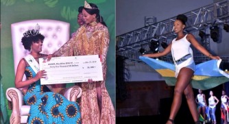 MISS AFRICA 2018: Irebe Natacha Ursule wari uhagarariye u Rwanda yatahiye aho ikamba ryegukanwa n'inkumi yari ihagarariye RDC -AMAFOTO