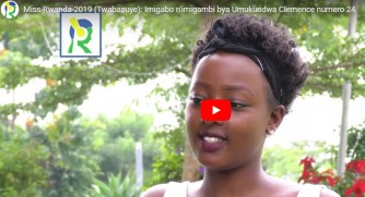 Miss Rwanda 2019 (Twabasuye): Imigabo n'imigambi bya Umukundwa Clemence numero 24
