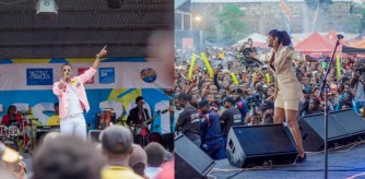 RDC: Butera Knowless na Yvan Buravan bishimiwe bikomeye muri Amani Festival iri kubera i Goma-AMAFOTO