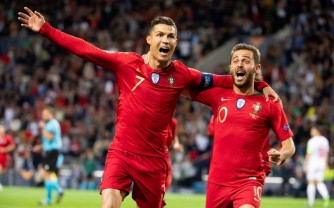 "Hat-Trick" ya Ronaldo yafashije Portugal kugera ku mukino wa nyuma wa UEFA Nations League 2019-AMAFOTO