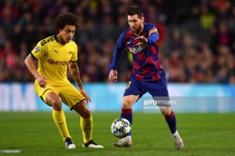 Champions League: FC Barcelone yakatishije itike ya 1/8, Lionel Messi afungura ipaji nshya y’amateka mu mupira w’amaguru