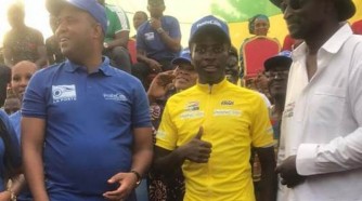 Tour du Senegal: Munyaneza Didier yitwaye neza mu gace ka 2 ahita yambara umwenda w’umuhondo