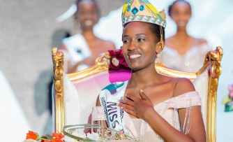 Imbumbe y'amafoto agaragaza urugendo rwa Nimwiza Meghan mu mwaka amaranye ikamba rya Miss Rwanda 2019