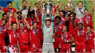Bigoranye Bayern Munich yegukanye igikombe cya UEFA Champions League nyuma y’imyaka 7 - AMAFOTO