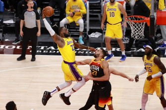 NBA: LeBron James arananiwe! LA Lakers ifite igikombe giheruka yatsinzwe umukino wa kane wikurikiranya