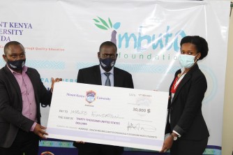 Mount Kenya University Rwanda yatanze inkunga ya Miliyoni zisaga 29 Frw mu Imbuto Foundation-AMAFOTO 