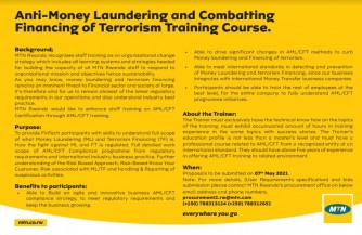 Anti-Money Laundering and Combatting Financing of Terrorism Training Course