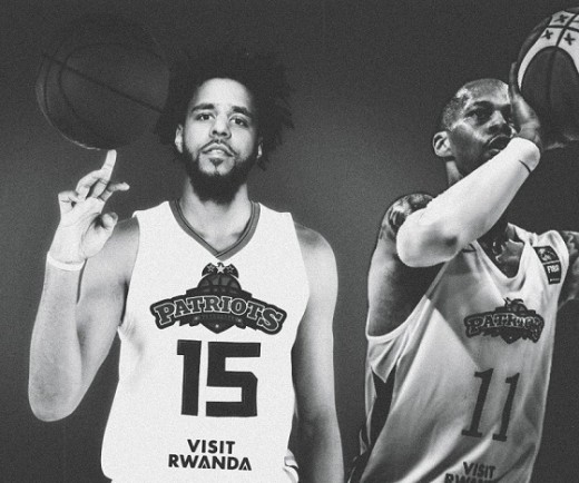 J COLE 15 PATRIOTS VISIT RWANDA BASKETBALL JERSEY