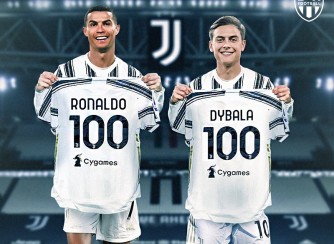 Cristiano na Dybala besheje umuhigo w’ibitego 100 muri Juventus umunsi umwe