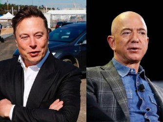 Elon Musk akomeje kwiranda Jeff Bezos yakubise inshuro akongera kumuhiga mu butunzi ku isi