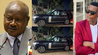 Jose Chameleone yahawe Range Rover nshya na perezida Museveni-VIDEO