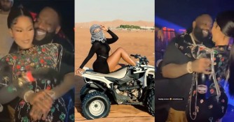 Bagaragaye basomana! Hamisa Mobetto wabyariye Diamond Platnumz ari kuryoshya ubuzima na Rick Ross bahuriye i Dubai-VIDEO